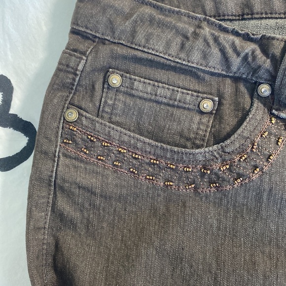 Brown Stretch Jeans ~ 18 - Picture 5 of 8